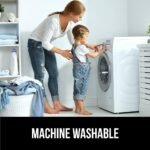 GORILLA GRIP Memory Foam Bath Rugs, Soft Absorbent Velvet Bathroom Mats, Durable Dots on Underside, Machine Washable Bathmat, Carpet Rug Room Decor for Shower Floor, 24x17 Mat, Graphite Gray - Image 9