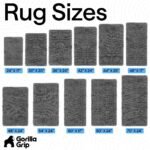 GORILLA GRIP Bath Rug Mat, Thick Soft Absorbent Chenille, Quick Dry Microfiber Mats, Rubber Backing Washable Shower Floor Rugs, US Designed Bathroom Bathmat Home Decor Accessories, 24x17, Grey - Image 9