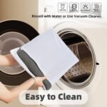 Bathroom Rugs Non Slip Washable, Super Absorbent Thin Bath Mat Small Quick Dry Low Pile Bathroom Rug, Dark Grey 16"x24" - Image 6