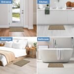 Bcoimo 24x17 Chenille Bath Mat – Non-Slip with Backing Bath Rug Ultra-Absorbent and Machine Washable Bathroom Mat Quick-Dry Design. Ideal for Bathroom Shower and Tub Areas - Image 7