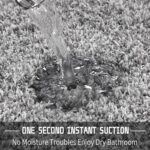 Yimobra Bathroom Rugs Non Slip Washable 36x24, Ultra Soft and Water Absorbent Bath Mats, Plush Fluffy Shower Mat Outside, Luxury Microfiber Thick Matts for Bathroom Floor/Tub, Light Gray and White - Image 7