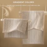 BSICPRO Bathroom Rugs and Mats Sets, 2 Piece Thick Absorbent Chenille Bath Mat Rug Set Non Slip, Soft Shaggy Bath Floor Mats for Bathroom, Machine Washable (20" x 47" Plus 16" x 24", Beige) - Image 4