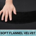 Smiry Memory Foam Bath Mat 30x20, Extra Soft and Absorbent Bathroom Mats, Non Slip Washable Carpet for Floor, Shower and Tub, Black - Image 4