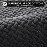 Bathroom Rugs Non Slip, Super Absorbent Quick Dry Bath Mats for Bathroom, Foam Weave Texture Thin Bath Rugs Washable with Rubber Backing Fit Under Door Outside Shower,16" x 24“ - Image 7