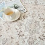 2x6 Hallway Washable Runner Rug : Vintage Soft Kitchen Laundry Runner with Non Slip Backing Farmhouse Entryway Living Room Floor Mat Stain Resistant Carpet for Bedroom Bathroom Distressed Beside Rug - Image 3