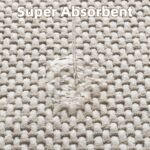 PADOOR-Bath Mat-Super Absorbent Chenille Bathroom Mats-Rubber Backed Bath Mats for Bathroom Non Slip, Easy Clean Bathroom Rugs Front of Bathtub,Shower Room,Sink-17×28, Beige&Cream - Image 3