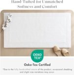 Madison Park Splendor Reversible 100% Cotton Tufted Bathroom Rug-3000 GSM Hotel Quality Luxurious Plush Medium Pile Bath Mat Absorbent, Quick Dry, Shower Room Décor, 21x34, White - Image 4