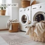 KIBAGA Beautiful Boho Rug with Tassels for Your Bathroom - Soft 2 x 3 ft. Cotton Rug Fits Perfectly Into Your Bath - Washable, Non-Slip Mat Ideal to Enhance Any Modern Home Decor, 24 x 36 inch - Image 5