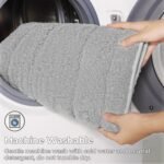 GRANNY SAYS Gray Bathroom Rugs, Bath Mats for Bathroom Non-Slip, Super Soft and Water Absorbent, Microfiber Bath Rugs, Machine Wash Dry, Bath Rugs for Floor, Tub and Shower, 16" x 24" - Image 9