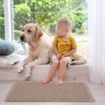 ZALL Tan Waffle Bath Mat,Super Absorbent Non Slip Bathroom Rug,Brown 18x30inch,Machine Washable Ultra Soft Floor Mats - Image 6