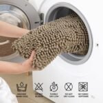 Bcoimo 24x17 Chenille Bath Mat – Non-Slip with Backing Bath Rug Ultra-Absorbent and Machine Washable Bathroom Mat Quick-Dry Design. Ideal for Bathroom Shower and Tub Areas - Image 6