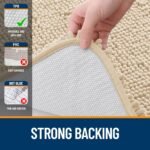 OLANLY Bathroom Rugs 30x20, Extra Soft Absorbent Chenille Bath Rugs, Rubber Backing Quick Dry, Machine Washable Bath Mats for Bathroom Floor, Tub and Shower, Home Decor Accessories, Beige - Image 6