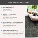 Non Slip 2x6 Kitchen Runner Rug Washable, Rubber Backed Hallway Runner Rugs, Boho Vintage Floral Botanical Dark Green Non Skid Carpet for Entryway, Bathroom, Hall Way Mats for Floor - Image 7