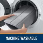 OLANLY Memory Foam Bath Mat 30x20, Super Soft Absorbent Bathroom Rugs, Quick Dry, Machine Washable Shower Floor Rugs, Bathmat Carpet, Bathroom Home Decor Accessories, Grey - Image 8