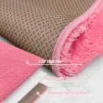 Bathroom Rugs Non Slip 24"x16", Absorbent Bath Mats Quick Dry, Shaggy Microfiber Bath Rugs, Extra Soft Plush, Machine Washable Bath Mats for Bathroom Floor, Tub and Shower, Pink - Image 5