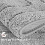 GRANNY SAYS Gray Bathroom Rugs, Bath Mats for Bathroom Non-Slip, Super Soft and Water Absorbent, Microfiber Bath Rugs, Machine Wash Dry, Bath Rugs for Floor, Tub and Shower, 16" x 24" - Image 8