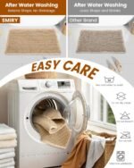 Smiry Waffle Bath Mat 30x20, Extra Soft Absorbent Bathroom Rugs, Non Slip Machine Washable Quick Dry Bath Rugs for Bathroom Floor, Tub, Shower, Home Decor Accessories, Brown - Image 7