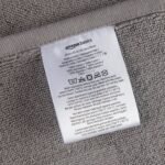 Amazon Basics Banded Bathroom Bath Rug Mat, Machine Washable, 100% Cotton, 31" x 20", Powder Gray - Image 4